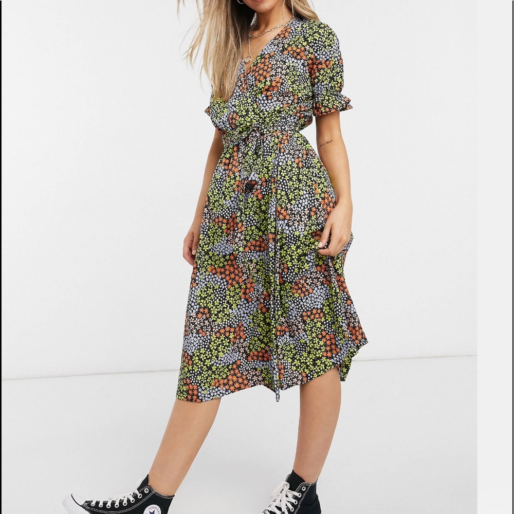 Floral "Patchwork" Dress